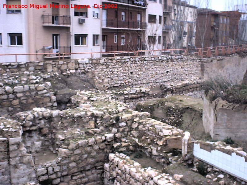 Muralla de Jan. Lienzo desde el Torren D - Muralla de Jan. Lienzo desde el Torren D. 