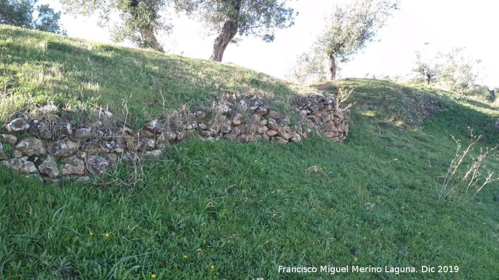 Oppidum del Cerro de Santa Catalina - Oppidum del Cerro de Santa Catalina. Muralla