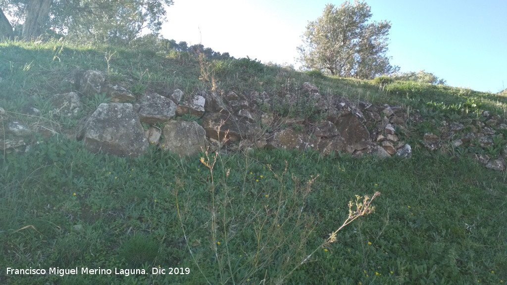 Oppidum del Cerro de Santa Catalina - Oppidum del Cerro de Santa Catalina. Muralla