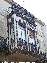 Casa de la Avenida Virgen de la Consolacin n 13. Balcn cerrado