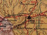 Aldea Villar de las Cuevas. Mapa 1901