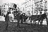 Plaza de la Constitucin. Foto antigua. Diligencia