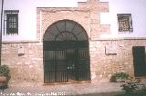 Real Monasterio de Santa Clara. Puerta de acceso al convento, donde est el torno por donde venden los dulces
