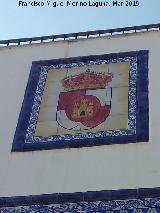 Monumento a Santa Potenciana. Escudo de Villanueva de la Reina