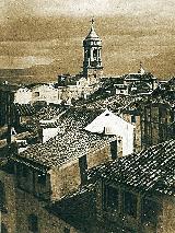 Baslica de San Ildefonso. Foto antigua