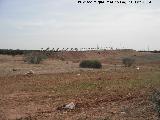 Paraje de San Gregorio. Al fondo el mirador de los calerines