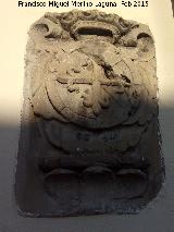 Casa de la Calle Jurado Gmez n 1. Escudo izquierdo