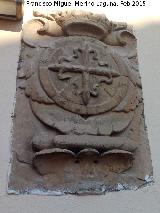 Casa de la Calle Jurado Gmez n 1. Escudo derecho
