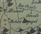 Molino de Papel. Mapa 1786
