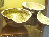 Cermica vidriada rabe. Vidriada verde siglo X al XIII d.C. Museo Arqueolgico Profesor Sotomayor - Andjar
