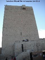 Castillo Nuevo de Santa Catalina. Torre del Homenaje. Desde el Patio de Armas