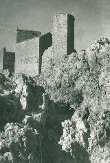 Castillo Nuevo de Santa Catalina. Torre de la Vela. Foto antigua de Jaime Rosell