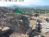 Oppidum Puente Tablas. Santuario. Desde la tercera terraza