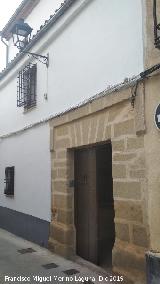 Casa de la Calle Horno Mu�oz n� 13. 