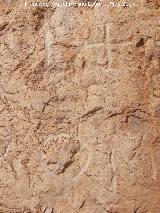 Pinturas y petroglifos rupestres de la Llana II. Smbolos