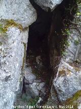 Cueva del Puerto de la Senda. Entrada