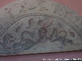 Marroques Altos. Mosaico romano siglo IV dC. Diosa del mar Tetis. Museo Provincial