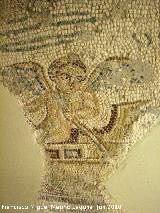 Marroques Altos. Mosaico del siglo IV dC. con Erotes alados remando. Museo Provincial