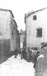 Plaza de los Hurfanos. Foto antigua. Entrada a la Calle de los Hurfanos