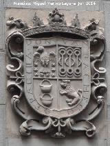 Casa de la Justicia. Escudo de Juan Pacheco de Padilla