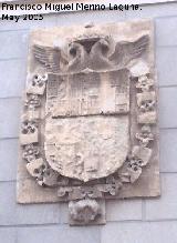 Casa de la Justicia. Escudo de Carlos I