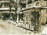 Kiosco del Paseo de la Estacin. Foto antigua
