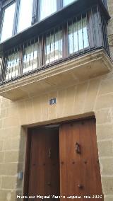 Casa de la Calle C�zar n� 8. Dintel de dovelas