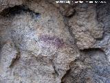 Pinturas rupestres de la Cueva de la Graja-Grupo IV. Mancha de la derecha