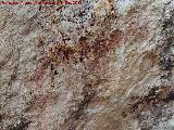 Pinturas rupestres de la Cueva de la Graja-Grupo III. Zooformo superior