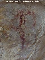 Pinturas rupestres de la Cueva de la Graja-Grupo III. Acfalo