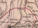 Aldea Collejares. Mapa 1847
