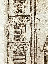 Historia de La Guardia. Mapa 1588