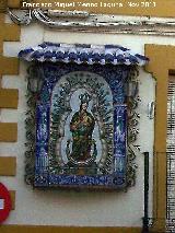 Hornacina de la Virgen del Castillo. 