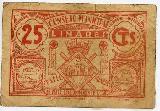 Historia de Linares. Billete local de la Guerra Civil