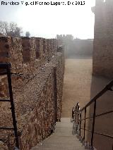 Castillo de Lopera. Muralla Este