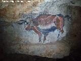 Pinturas rupestres falsas de la Cueva de la Solana. 