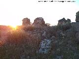 Yacimiento Ermita de San Bartolom. Atardeciendo