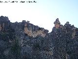 Torcal de Los Pollos. La Montera y el Monje