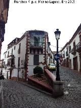 Calle Santos Isasa. Interseccin con la Calle Salazar