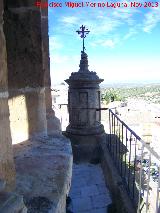 Iglesia de Santa Marta. Barandilla de la torre