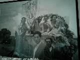 Casa de la Cofrada de la Virgen de la Estrella. Foto antigua de una carreta de la romera