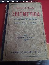 Historia de Montizn. Libro de aritmtica de 1944. Colegio de Aldeahermosa