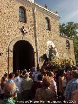 Romera de la Virgen de la Estrella. Salida del templo