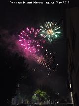 Romera de la Virgen de la Estrella. Fuegos artificiales