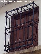 Casa de la Calle Fuente del Moro n 3. Reja de rosetas