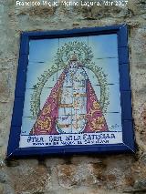 Ermita de la Virgen de la Estrella. Azulejos de la Virgen de la Estrella