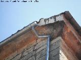 Iglesia de San Juan Bautista. Detalle del alero de la esquina