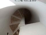 Los Torreones. Escalera de caracol de la torre derecha