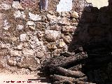 Castillo de Navas de San Juan. Muro del castillo