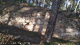 Bastin de Santa Catalina. Muro del callejn